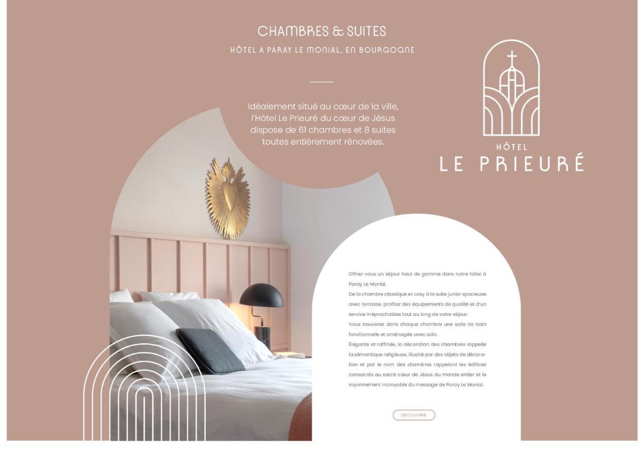 Hotel Le Prieure Paray-le-Monial Exterior foto